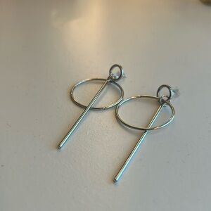 Simple Silver Earrings